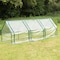 Gardenised Green Outdoor Waterproof Portable Plant Greenhouse with 2 Clear Zippered Windows, Large QI004029.L - alternate 6